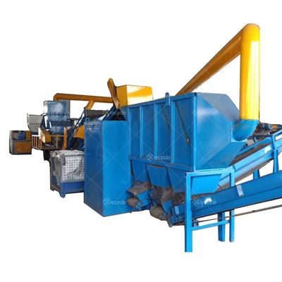 Aluminum And Copper Radiator Shredder And Separator Air Conditioner Radiator Crusher