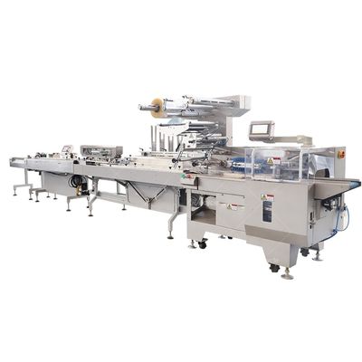 Long Service Life Flowpack Flow Wrapper Pillow Bag Flat Bottom Burrito Servo Motor Automatic Corn Tortilla Packing Machine
