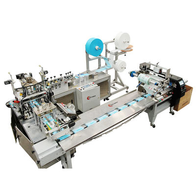 Fully Automatic Earloop Face Mask Making Machine 1 plus 1 Face Mask Production Line