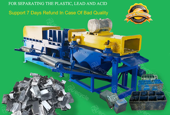 Lead Separator 1 800*1700* 1600 mm Battery Plate Recycling Equipment for Batteries