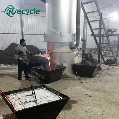 Highly Versatile Scrap Lead Recycling Metal Melting Cupola Furnace with 380V Voltage