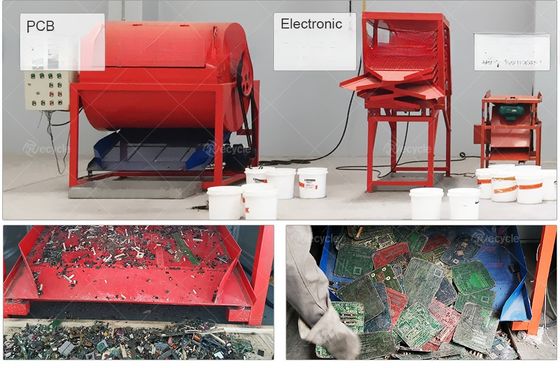 200KG/H Copper Coil Capacitor Remover Machine for Precious Metal Disassembly Solution