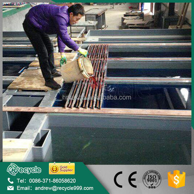 scrap pcb recycling machine copper electrolysis equipment