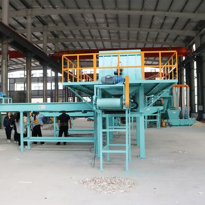 E-Waste Recycling Machine And Electronic Waste Refrigerator Shredder Recycling Machinery