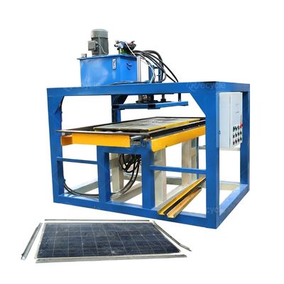Solar Panel Recycling Production Line Photovoltaic Panel Dissamble Crushing And Separation Machine Frame Removing Machine