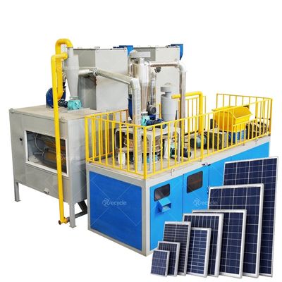 134KW Solar Panel Glass Removing Machine for Environmentally Friendly Recycling Plant