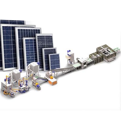 Eco-friendly Waste Solar Panel Recycling Production Line with Final Product of Silico