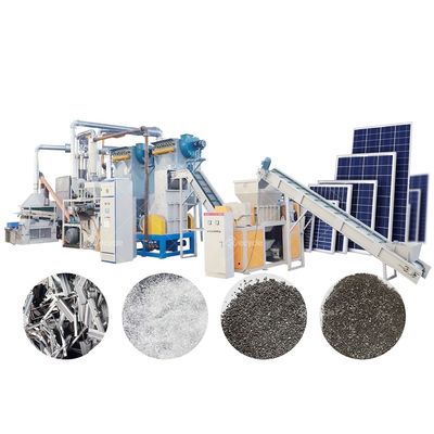 Eco-friendly Waste Solar Panel Recycling Production Line with Final Product of Silico