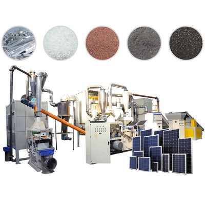 Metal Final Product Solar PV Panel Recycling Machine with 100% Recycling Efficiency