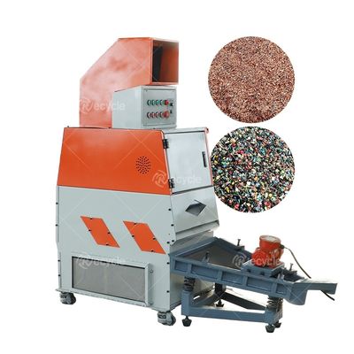 Recycling Scrap Copper Wires Cables With RSK-50 Copper Shredder Granulator Equipment
