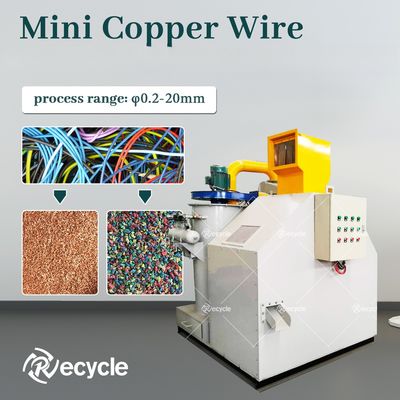 Scrap Copper Cable Separator Recycling Machine Customized Small Cable Wire Granulator