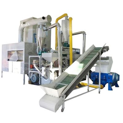 99% Recovery Rate Waste Medical Blister Separating System Scrap Aluminum Blister Recycling Processing Equipment