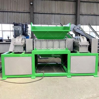 Robust Double Shaft Shredder for Demolition and Recycling Versatile Double Shaft Shredder for Plastic Bottles and Paper