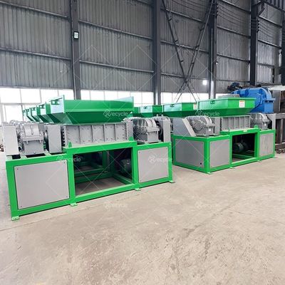 Robust Double Shaft Shredder for Demolition and Recycling Versatile Double Shaft Shredder for Plastic Bottles and Paper