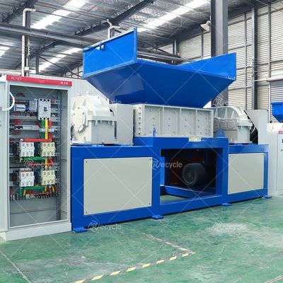 Automatic Univ Two Shaft Steel Scrap Wire Cars Tire Metal Shredders Plastic Price Waste Textile Shredding Machine