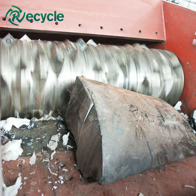 Waste Large Plastic Lumps Recycling 1 Shaft Shredder Machine for Plastic Reprocessing