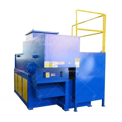 New Design 1500 Single shaft Tires/Rubber Products Recycling Shredder Waste Plastic Shredding Machine