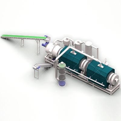 UBC Scrap Carbonization Furnace Aluminum Cans Recycling Machine For Removing Surface Paint