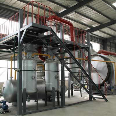 10 TPD Waste Tyre Pyrolysis Plant A Multifunctional Solution with Design Furnace