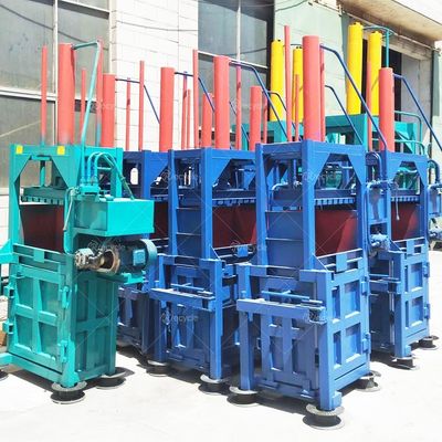 Semi Automatic Vertical Scrap Baler Hydraulic Baling Press Machine for Cardboard Plastic