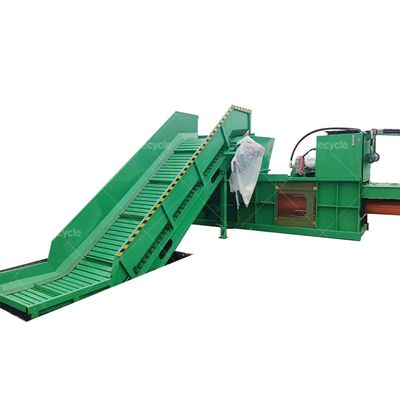 L2000*W1100*H1250 mm Hydraulic Horizontal Baler for Scrap Iron Aluminum Steel Packaging