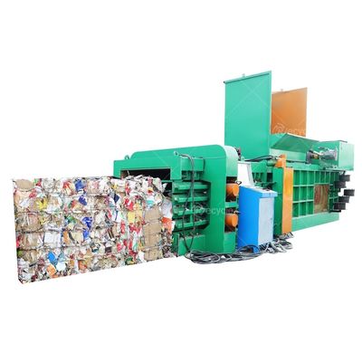 Horizontal Hydraulic Scrap Metal Compactor Recycling Baler with Wood Packing Material