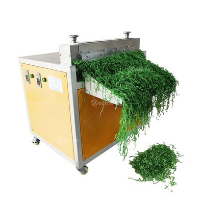 High Capacity Crinkle Packing Paper Shredder Raffia Paper Shredding Machine With Semi Automatic Feeder