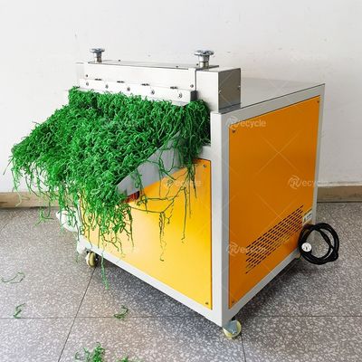 High Capacity Crinkle Packing Paper Shredder Raffia Paper Shredding Machine With Semi Automatic Feeder