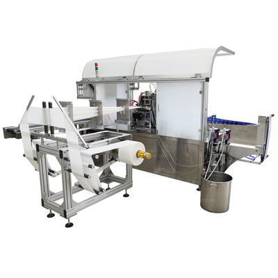 L3300*W2300*H1600mm Wet Wipes Manufacturing Machine With Packaging Single Mini Pocket