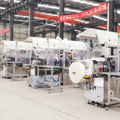 L3300*W2300*H1600mm Wet Wipes Manufacturing Machine With Packaging Single Mini Pocket
