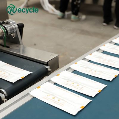 Single Wet Wipe Tissue Making Machinery Cutting Packaging Wet Wipes Machine Online Support