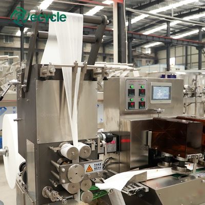 Single Wet Wipe Tissue Making Machinery Cutting Packaging Wet Wipes Machine Online Support