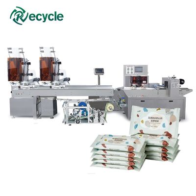 SY260 1-10pcs/pack Fully Automatic Wet Wipes Making Machine with PET Packing Film