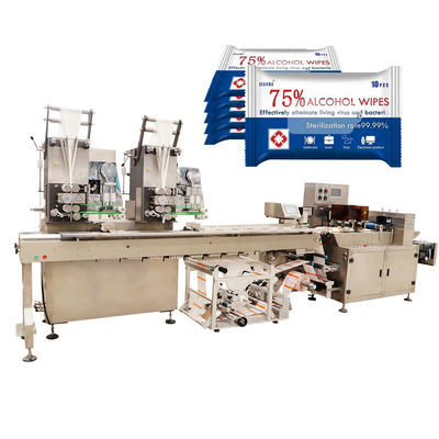 Full Automatic Wet Tissue Making Machine Production Line 1-10 Pcs/Pack High Efficienc