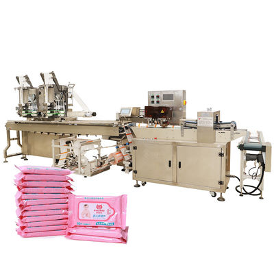 Full Automatic Wet Tissue Making Machine Production Line 1-10 Pcs/Pack High Efficienc