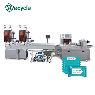 Full Automatic Wet Tissue Making Machine Production Line 1-10 Pcs/Pack High Efficienc