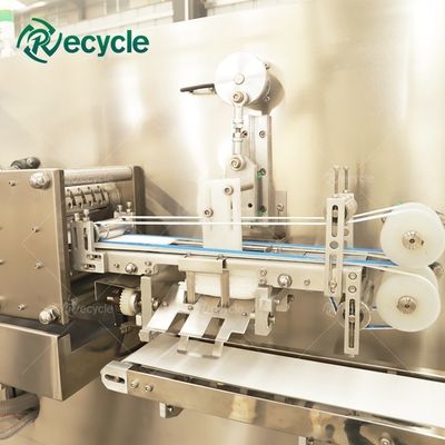 Fast Delivery Cleaning Hands 6 Lanes Semi-Auto Wet Wipes Production Line Wet Wipes Packing Machine