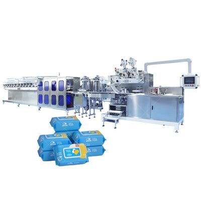 Factory Wet Tissue Paper Making Machine Baby Wet Wipes Production Line