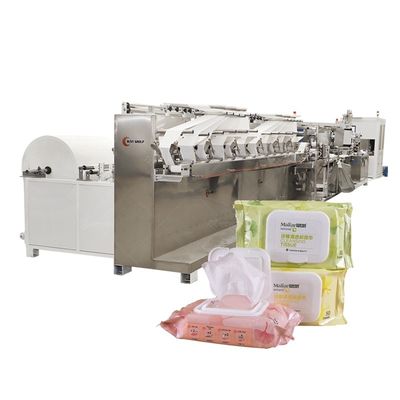 12 Lanes Wet Tissue Making Machine for Baby Full Automatic Wet Wipes Production Line