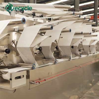 12 Lanes Wet Tissue Making Machine for Baby Full Automatic Wet Wipes Production Line