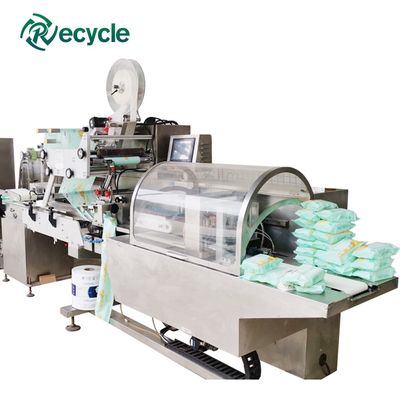 Full Automatic Wet Wipes Folding And Packing Machine Wet Wipes Manufacturing Machine