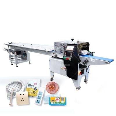 Long Service Life Flowpack Flow Wrapper Pillow Bag Flat Bottom Burrito Servo Motor Automatic Corn Tortilla Packing Machine