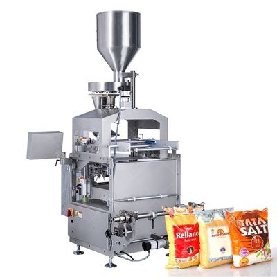 Automatic Nitrogen Packaging Machine for Bags of Potato Chips Biscuit Beans Grain Snacks