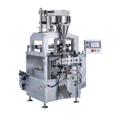 Automatic Horizontal Zipper Seal Stand Up Pouch Bag Fill Packing Machine for Food Chips