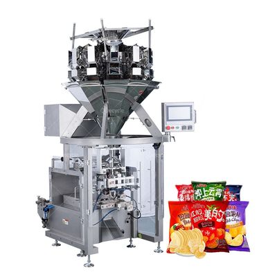 Film Material Automatic Snack Packing Machine for Potato Chips Crisps Peanuts and Seeds