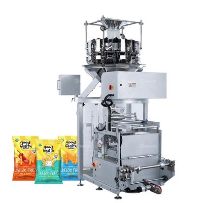 Film Material Automatic Snack Packing Machine for Potato Chips Crisps Peanuts and Seeds