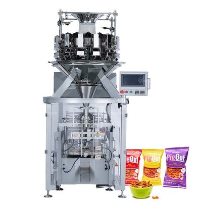 Film Material Automatic Snack Packing Machine for Potato Chips Crisps Peanuts and Seeds