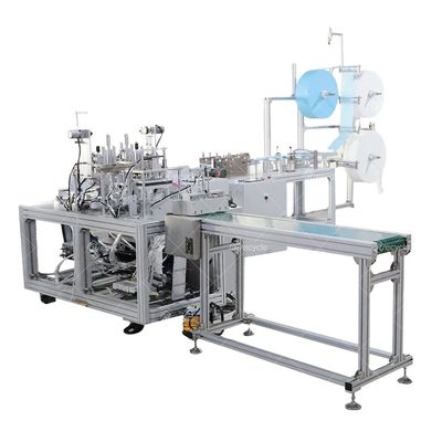Fully Automatic Earloop Face Mask Making Machine 1 plus 1 Face Mask Production Line