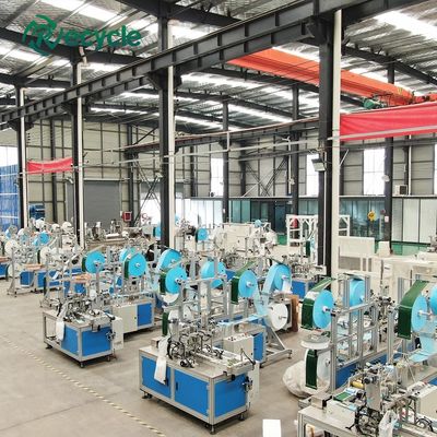 Fully Automatic Earloop Face Mask Making Machine 1 plus 1 Face Mask Production Line