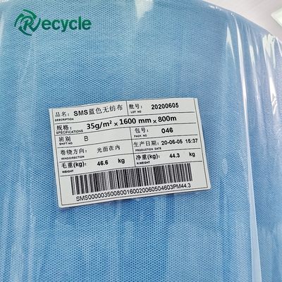 Factory 100% Polypropylene 25g Spunbound Nonwoven Fabric Polypropylene 30g Sms Non Woven Fabric